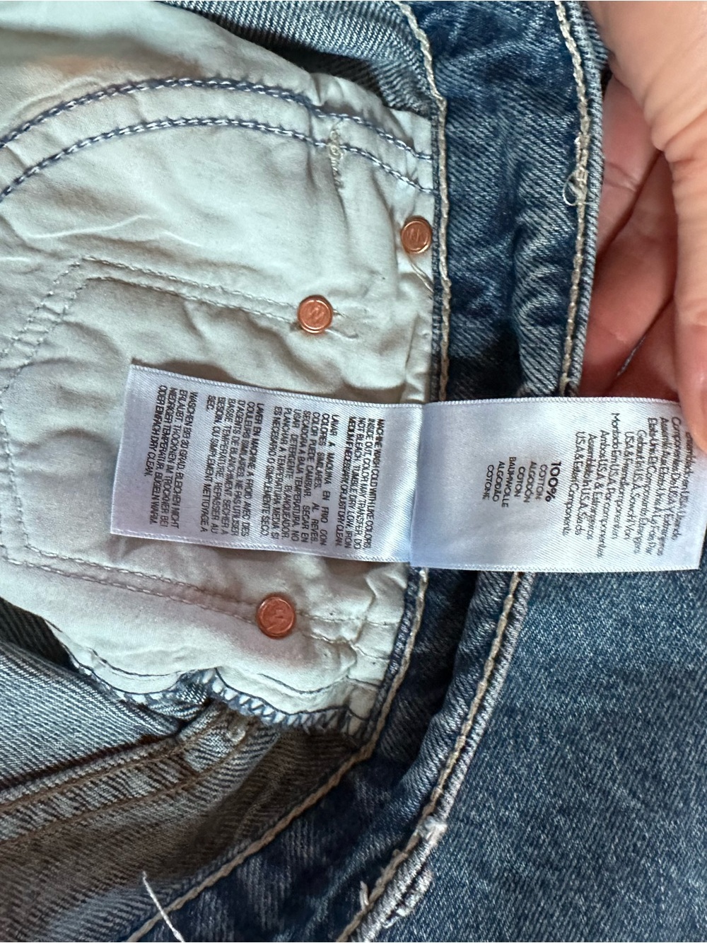 ❤️EUC MOTHER jeans The Bookie in Ironing Things Out sz:27 💯 cotton rigid denim - Picture 14 of 16